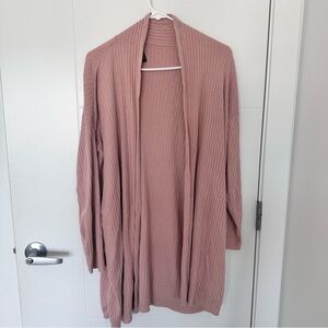 Eileen Fisher Dusty Rose Knit Cardigan Sweater